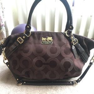 Authentic Just Like New Brown Coach Bag